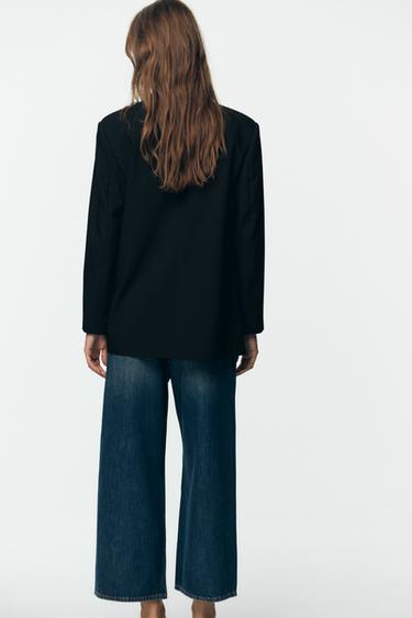 OVERSIZED DOUBLE-BREASTED BLAZER - Black by Zara - Image 5