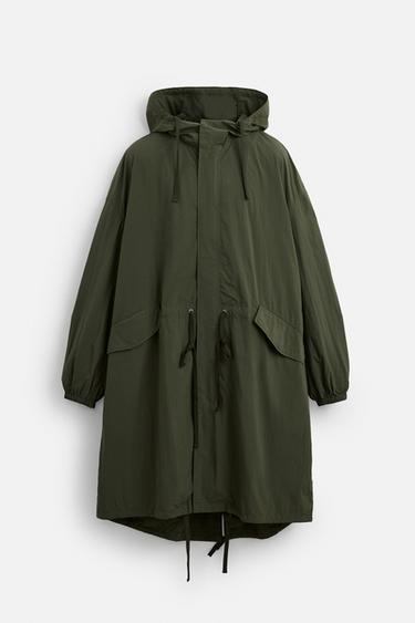 PARKA TECHNIQUE OVERSIZE FIT - Kaki de Zara - Image 7
