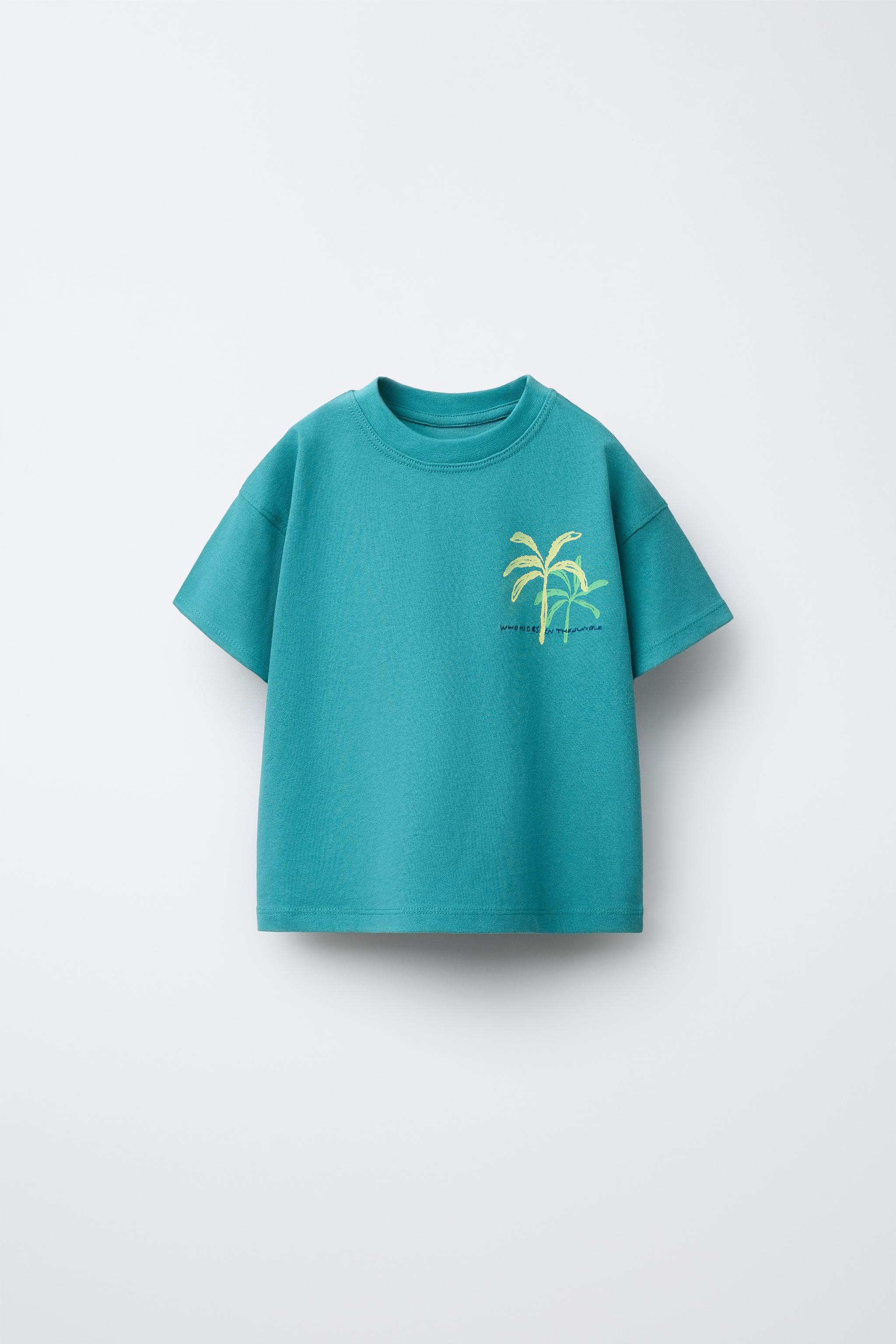 PRINTED T-SHIRT - Ecru | ZARA United States