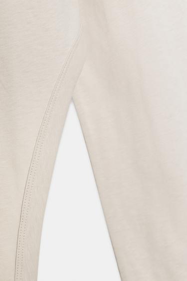 ASYMMETRIC RUSTIC T-SHIRT - Faded pink by Zara - Image 7