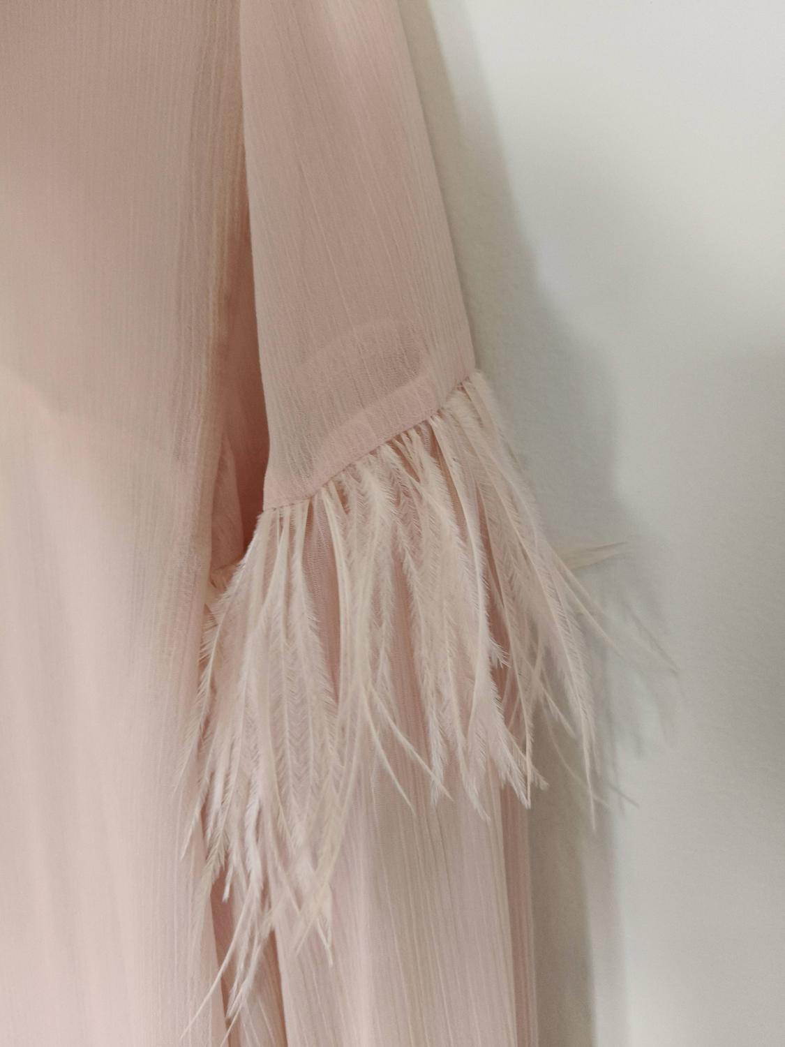 FLOWING SHIRT WITH FEATHERS - Image 3