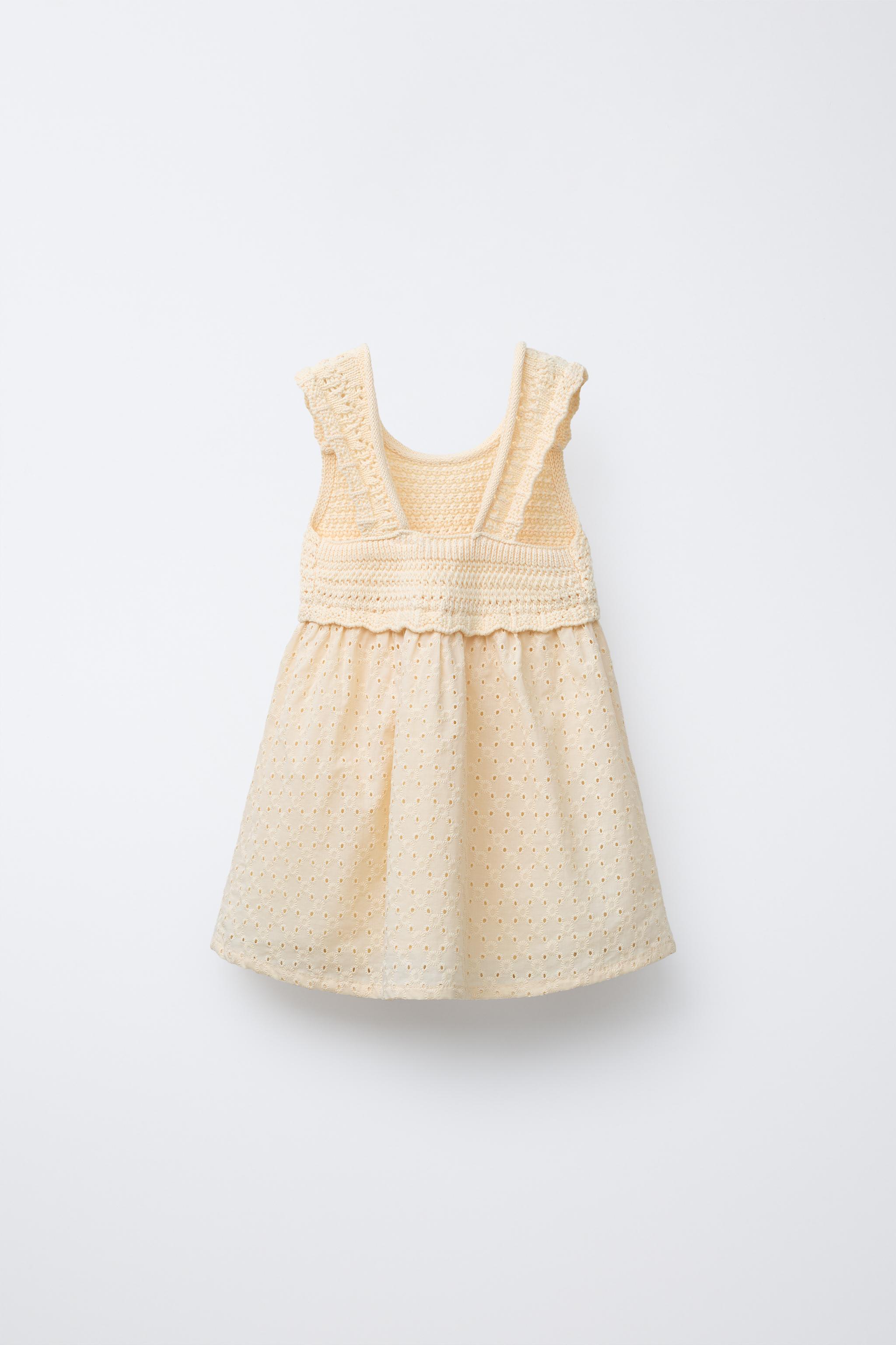 ☆ドイツ発*ZARA*新作*コンバインテクスチャードレス☆ ☆ドイツ発*ZARA*新作*オープンテクスチャーニット/PEARL