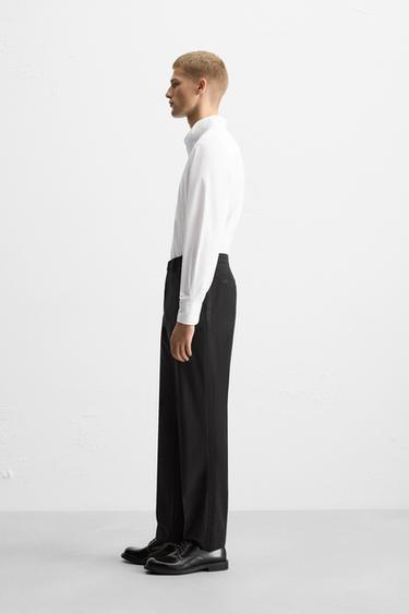 CHEMISE COL SMOKING LIMITED EDITION - Blanc de Zara - Image 3
