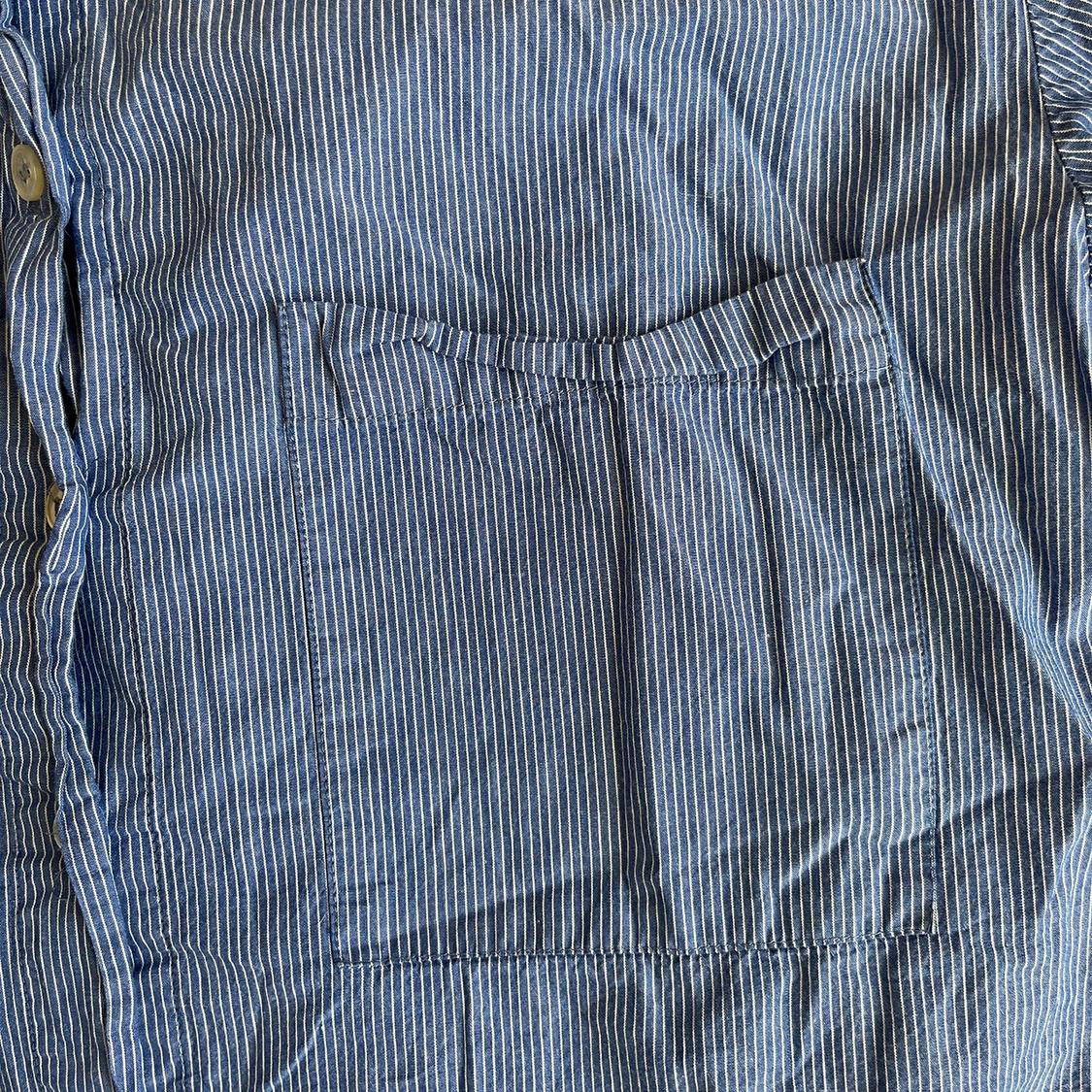 STRIPED MENSWEAR STYLE POPLIN SHIRT - Image 3