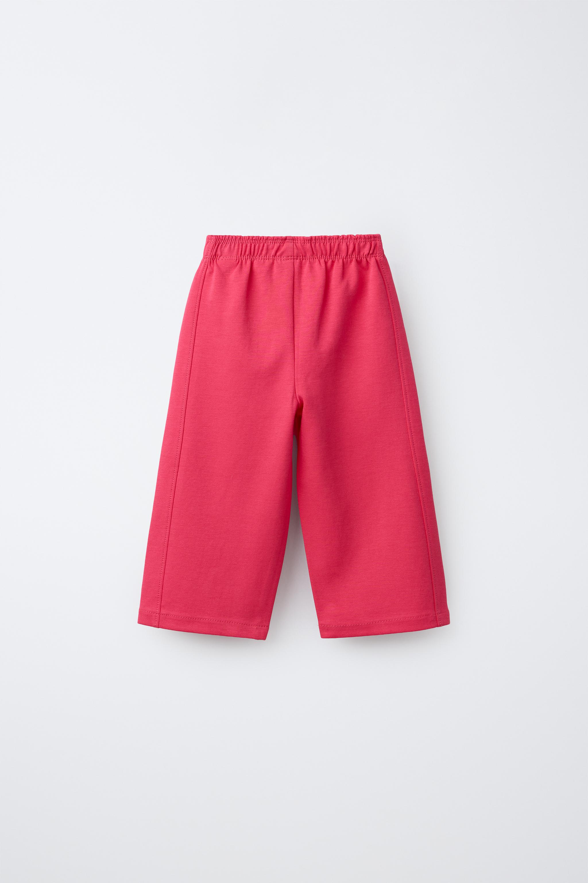 PANTALON WIDE LEG INTERLOCK INSCRIPTION EN RELIEF