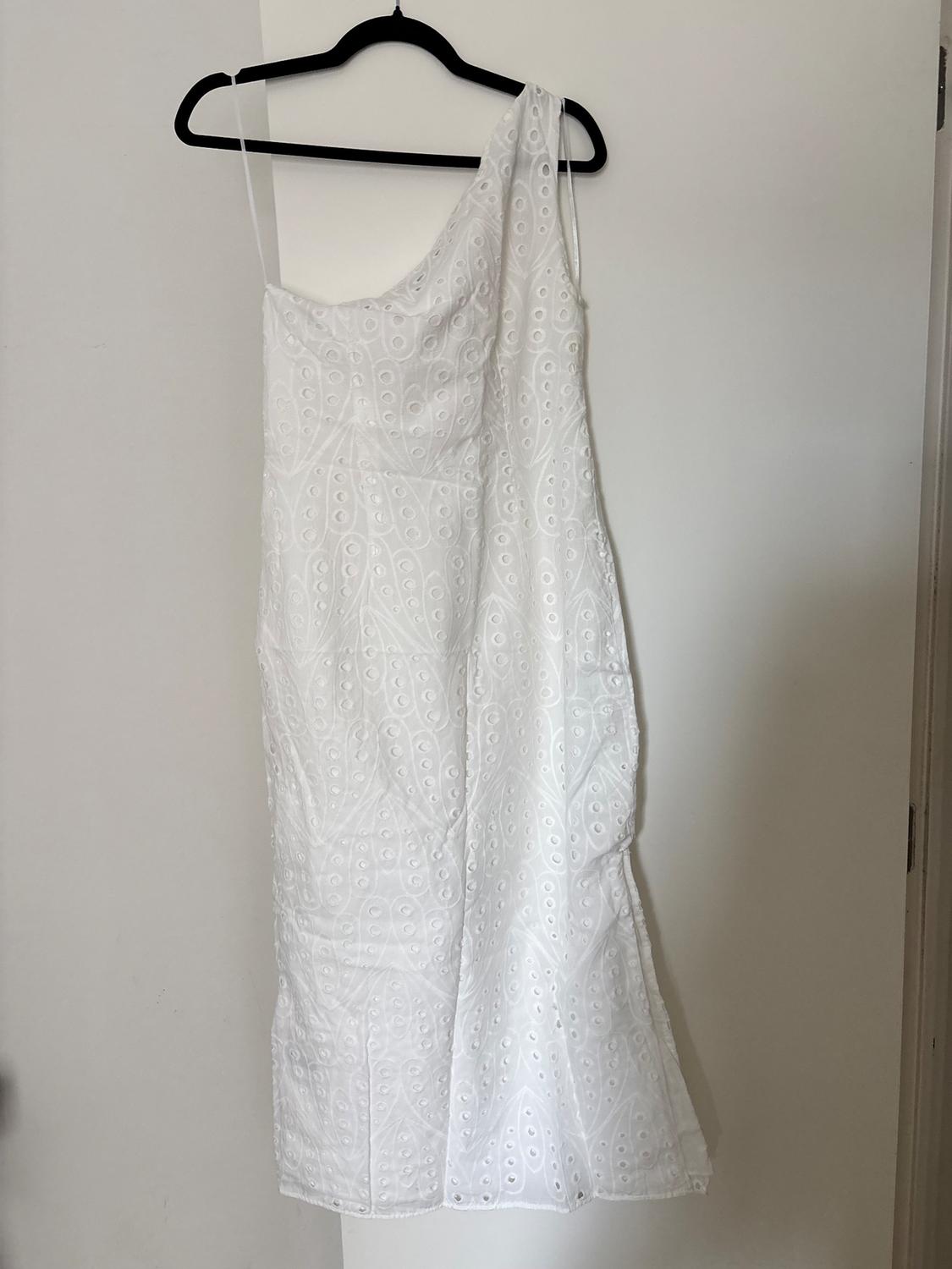 ZW COLLECTION EMBROIDERED ASYMMETRIC DRESS - Image 7