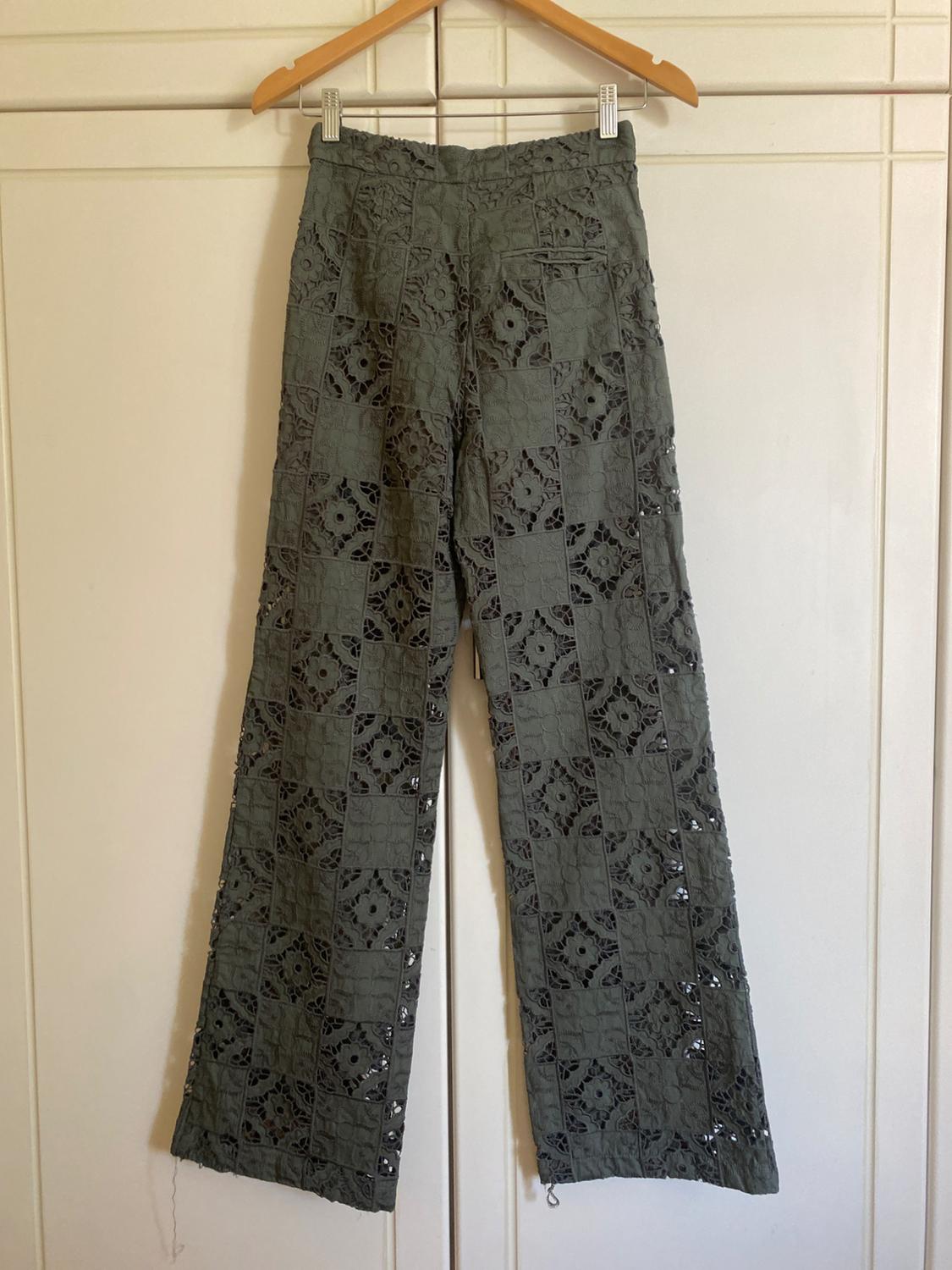 TROUSERS WITH CUTWORK EMBROIDERY - Image 2