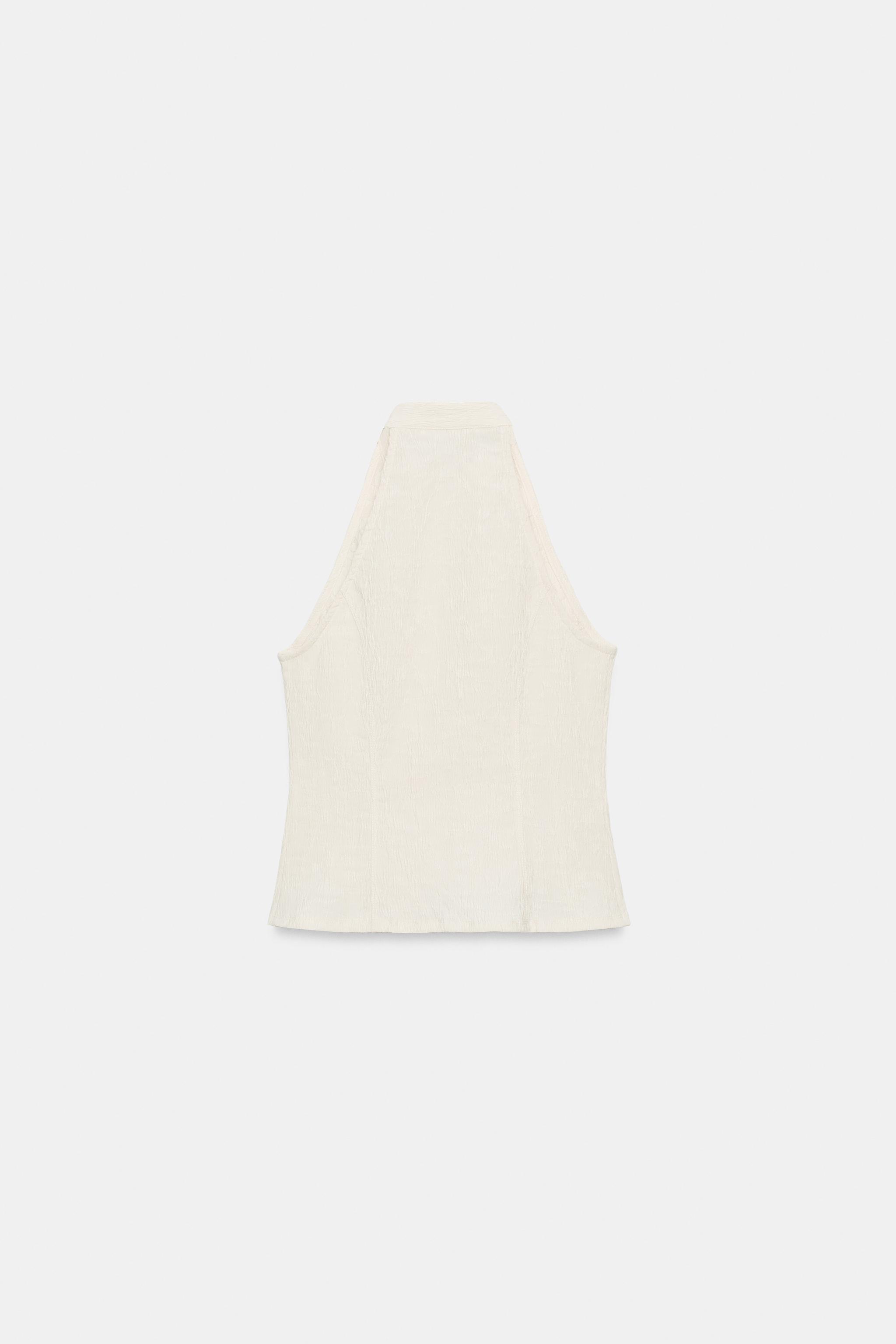 Zara Halter Yaka Yelek görsel 7