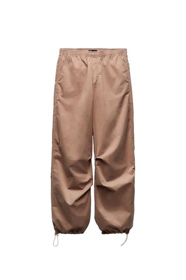 PANTALÓN PARACHUTE CON NYLON