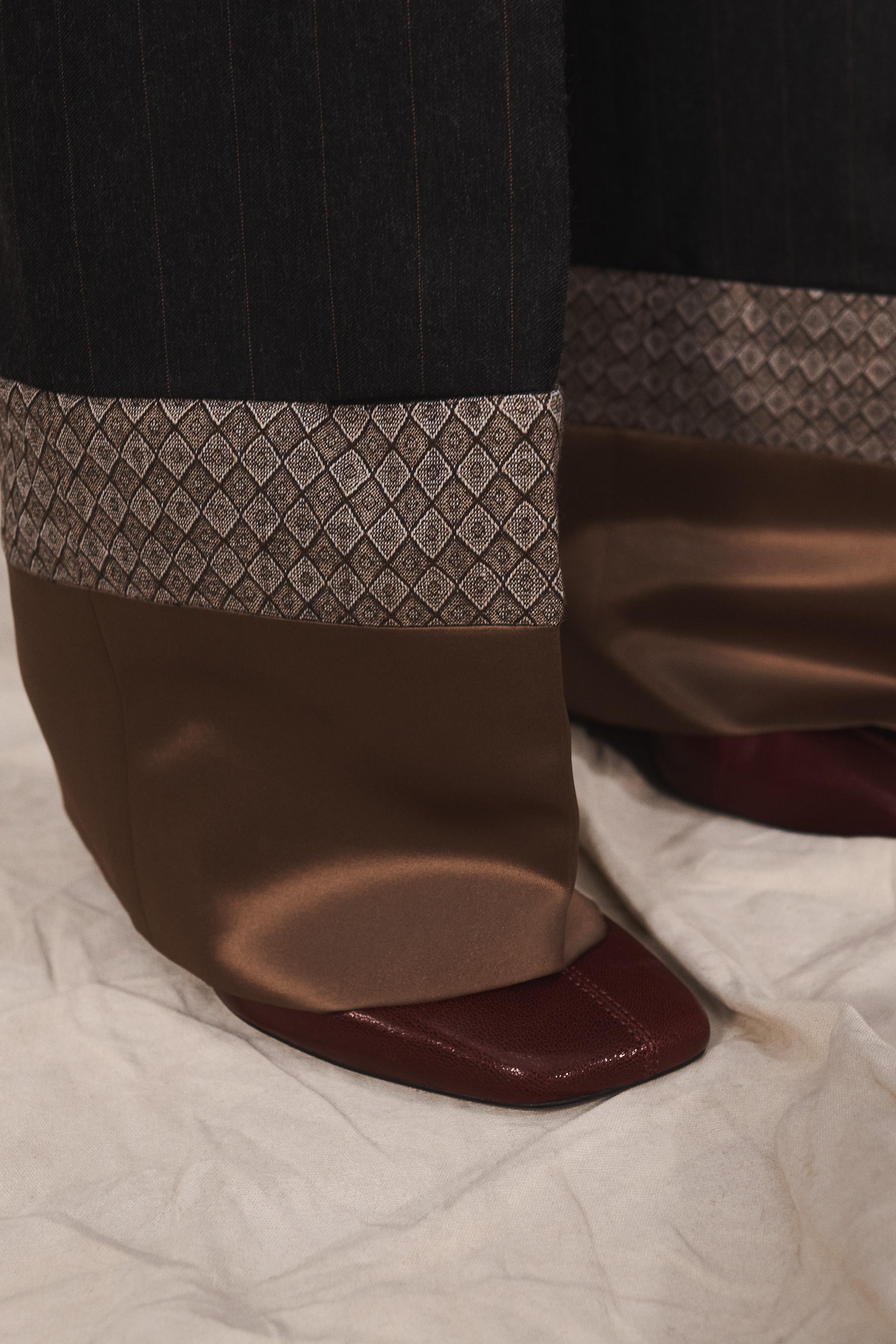 LIMITED EDITION STRIPED PANTS WITH CONTRAST HEM