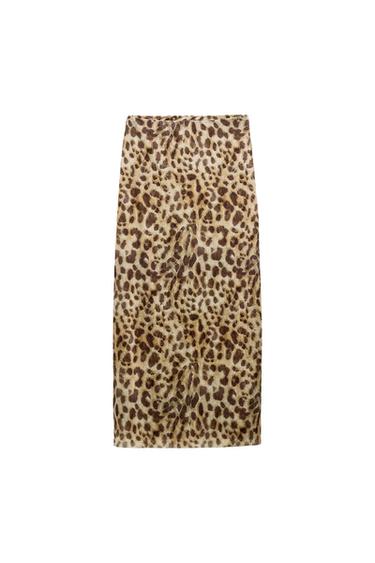 PRINTED TULLE SKIRT