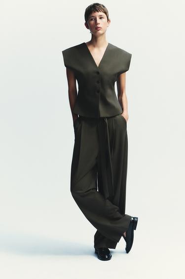 CHALECO RAYA DIPLOMÁTICA - Azul / Gris de Zara