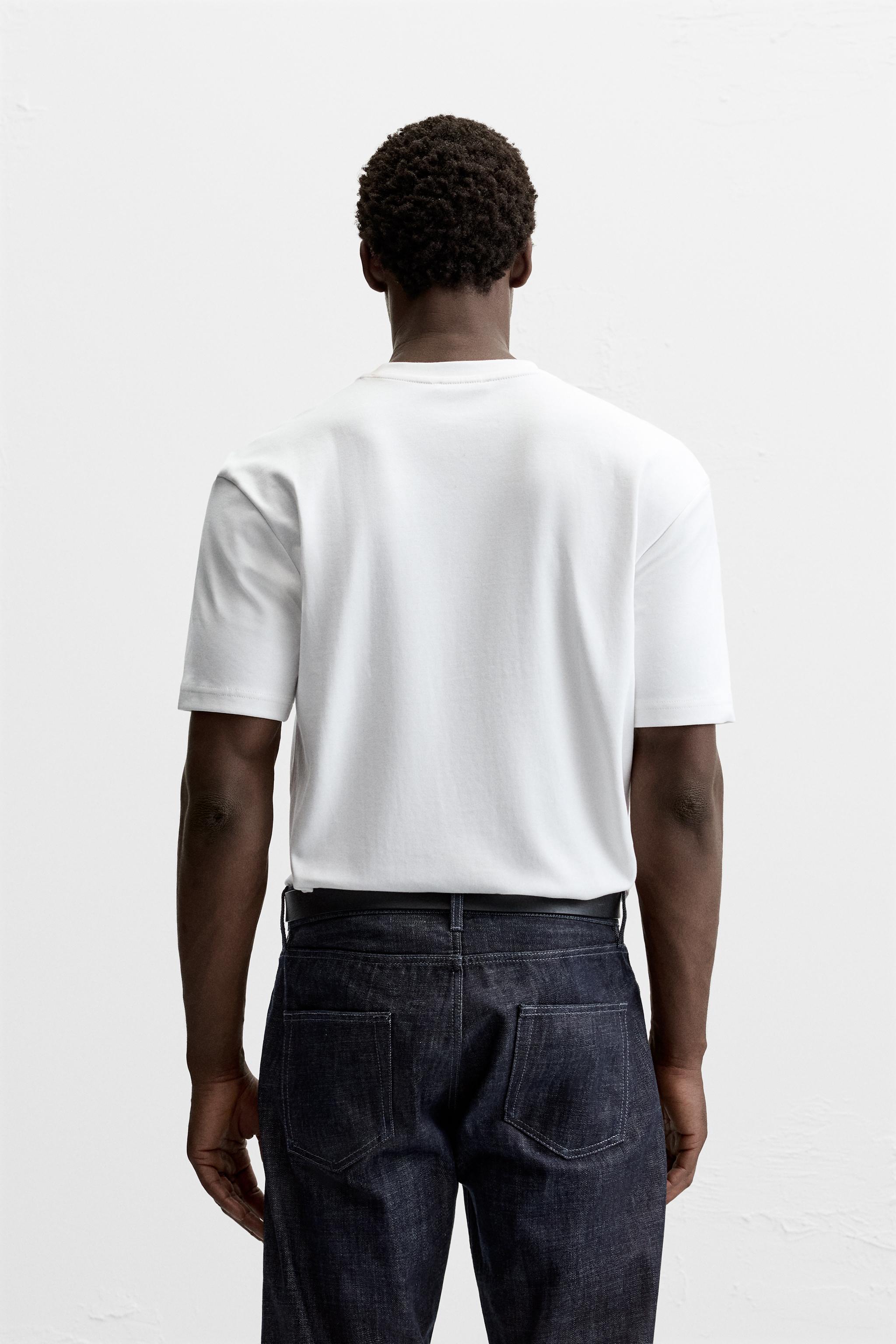 国内発送★ZARA★ベーシック*レギュラーフィットTシャツ ベーシックレギュラーフィットTシャツ - ブラック | ZARA Japan