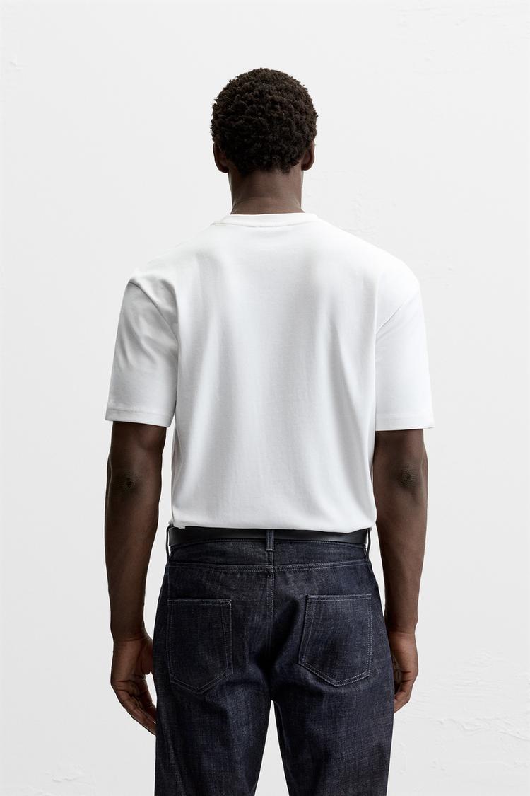 Zara BASIC REGULAR FIT T-SHIRT - thumbnail 4 of 4
