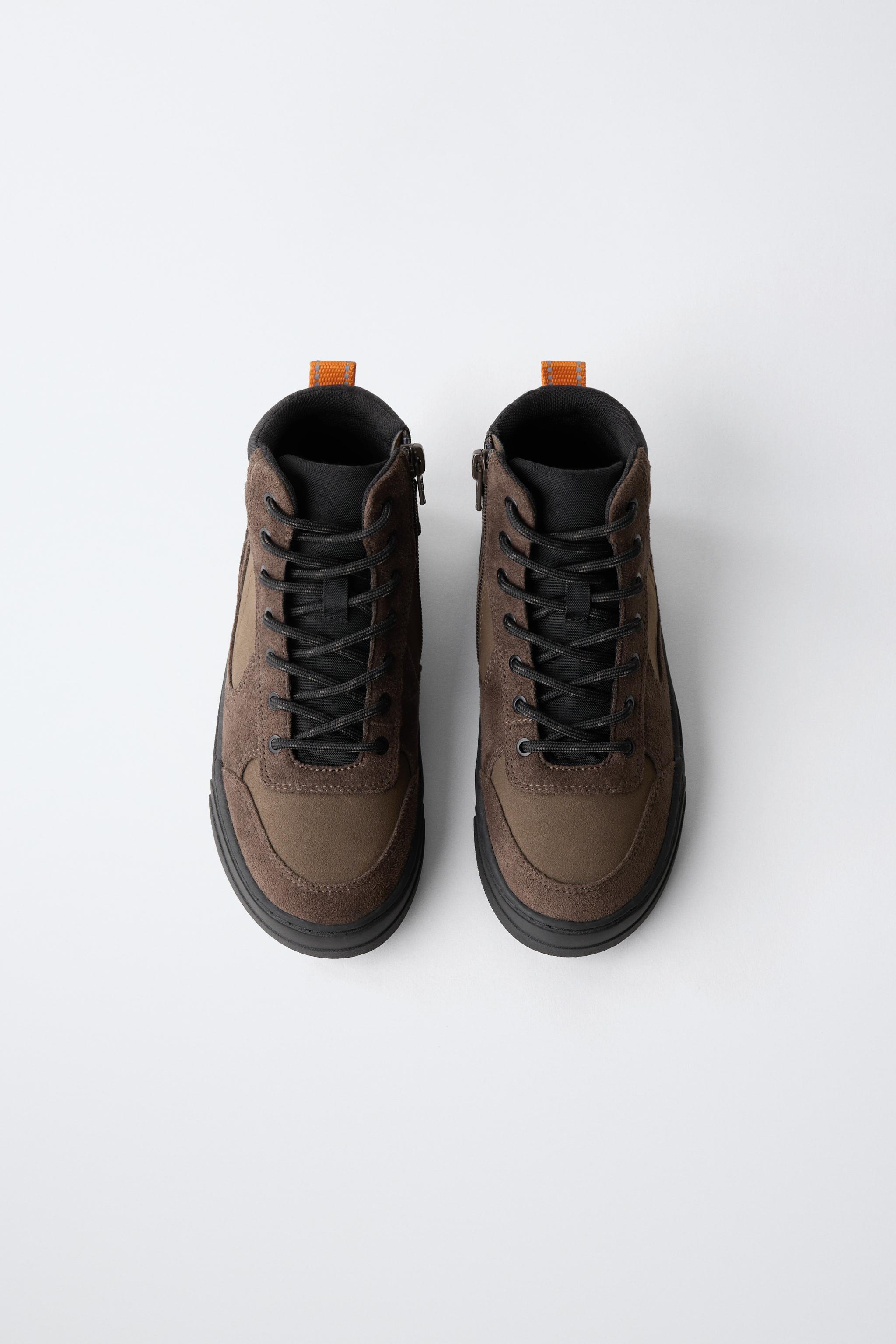 PANEL SNEAKER BOOTS
