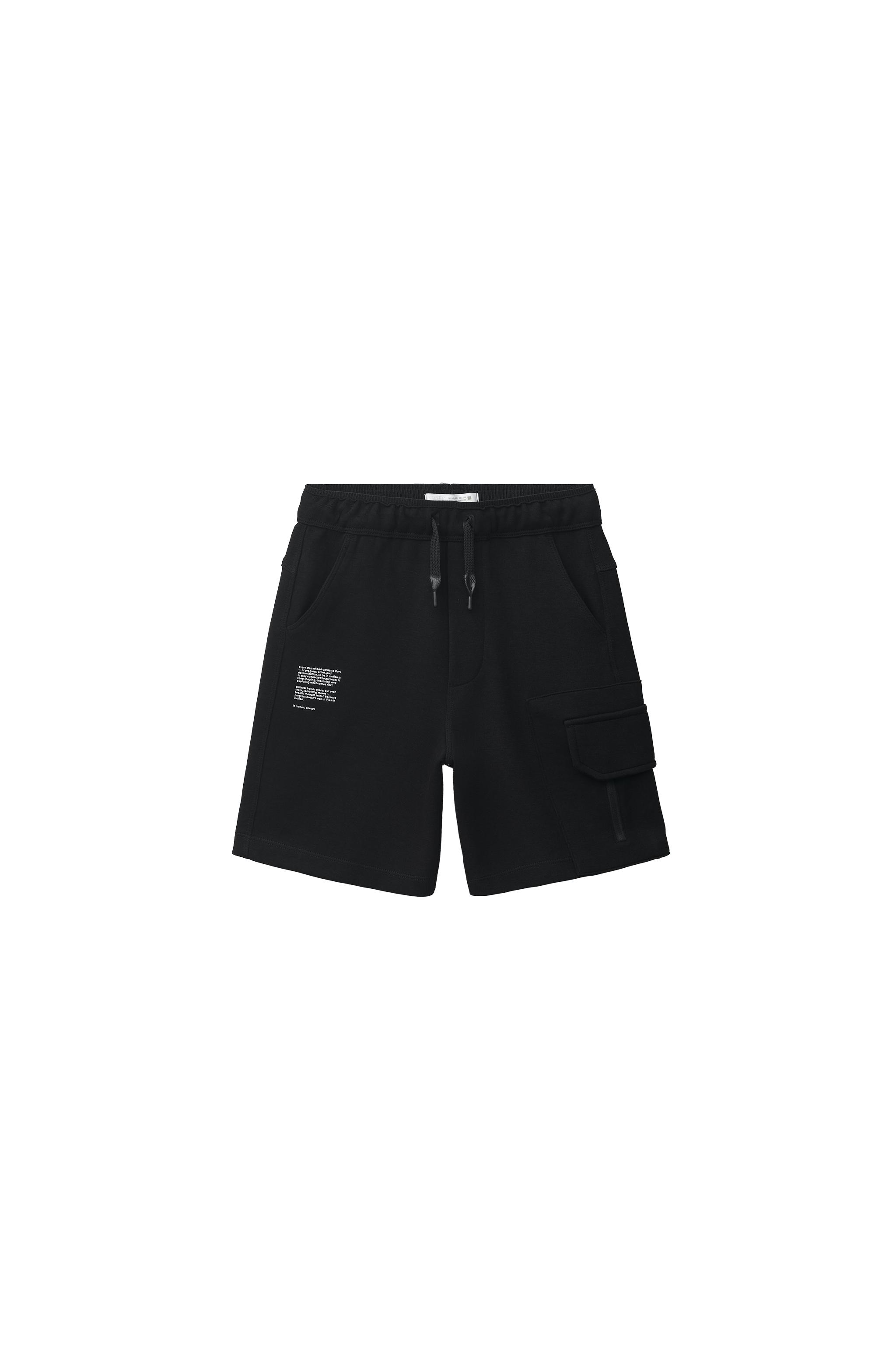 パンツ 25ss CARGO POCKET SHORTS BLACK EL LAB. ATHLETIC CARGO SHORTS - Black | ZARA United States