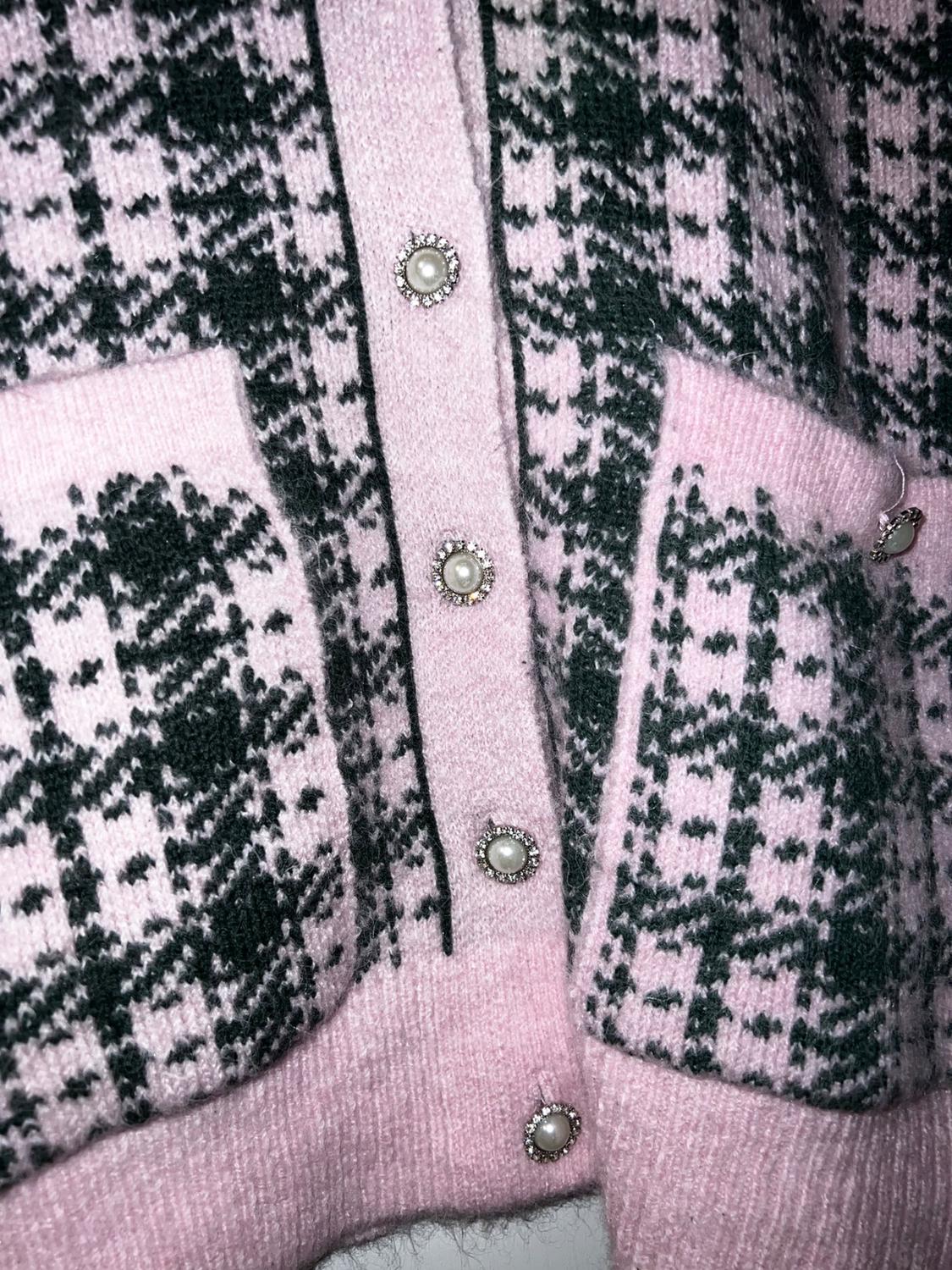 CHECK KNIT VEST - Image 3