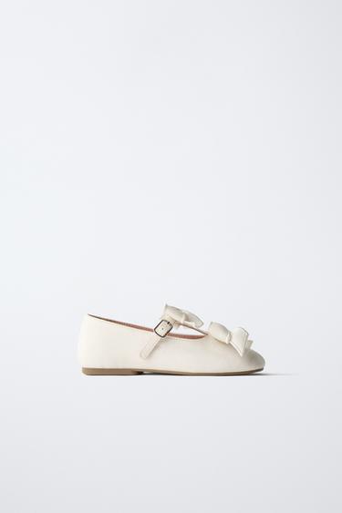 باليرينا بفيونكات - أبيض الخاص بـ Zara - صورة 0