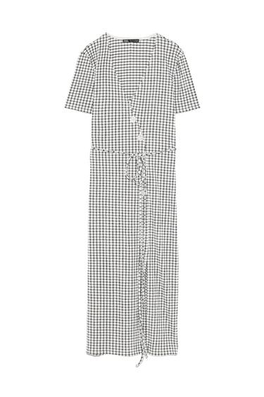 PLAID DRESS