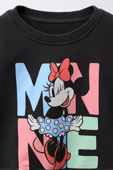 KLEID IN MATERIALKOMBINATION TÜLL MINNIE MAUS © DISNEY - Anthrazit von Zara