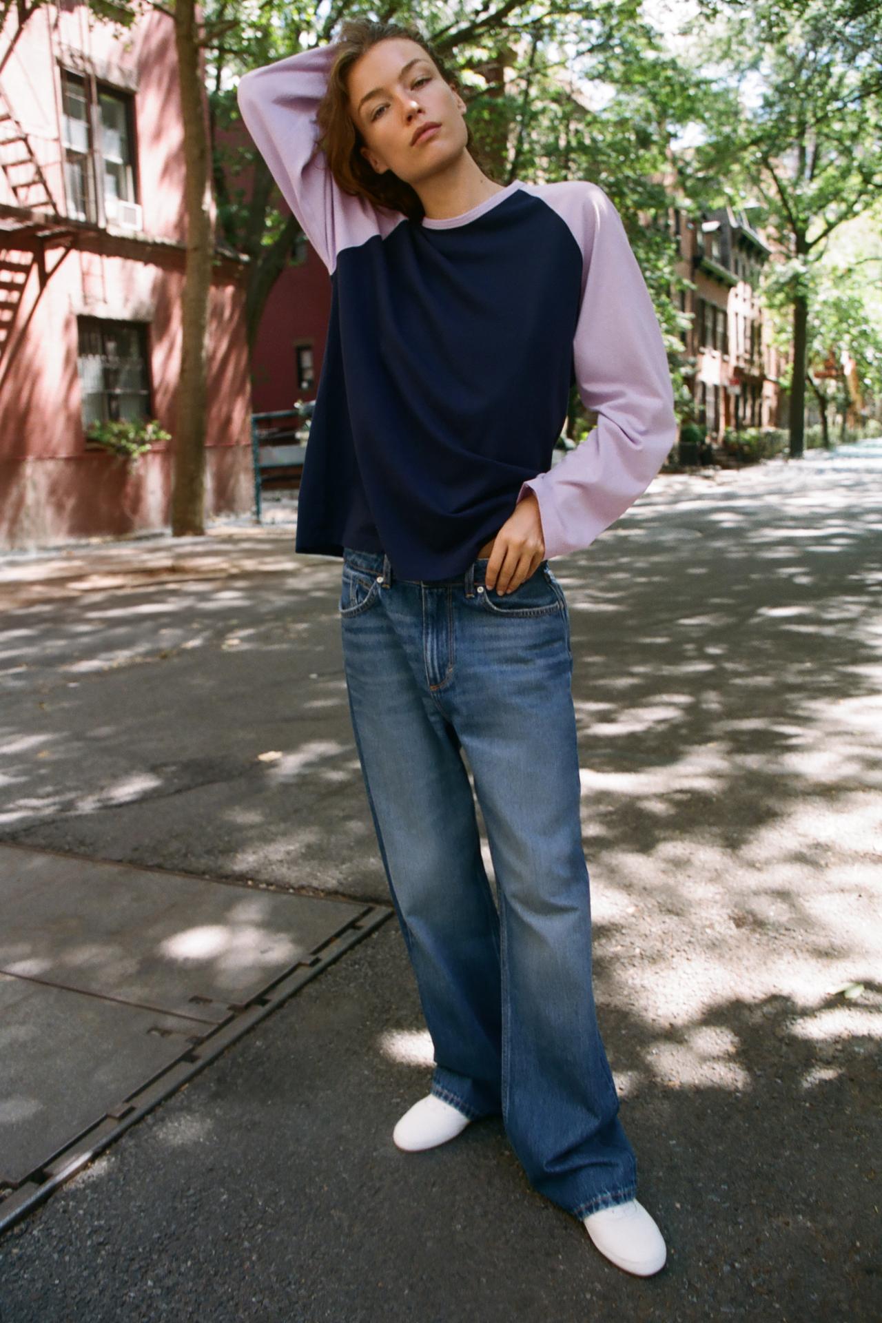 КОМБИНИРОВАННАЯ ФУТБОЛКА РЕГЛАН