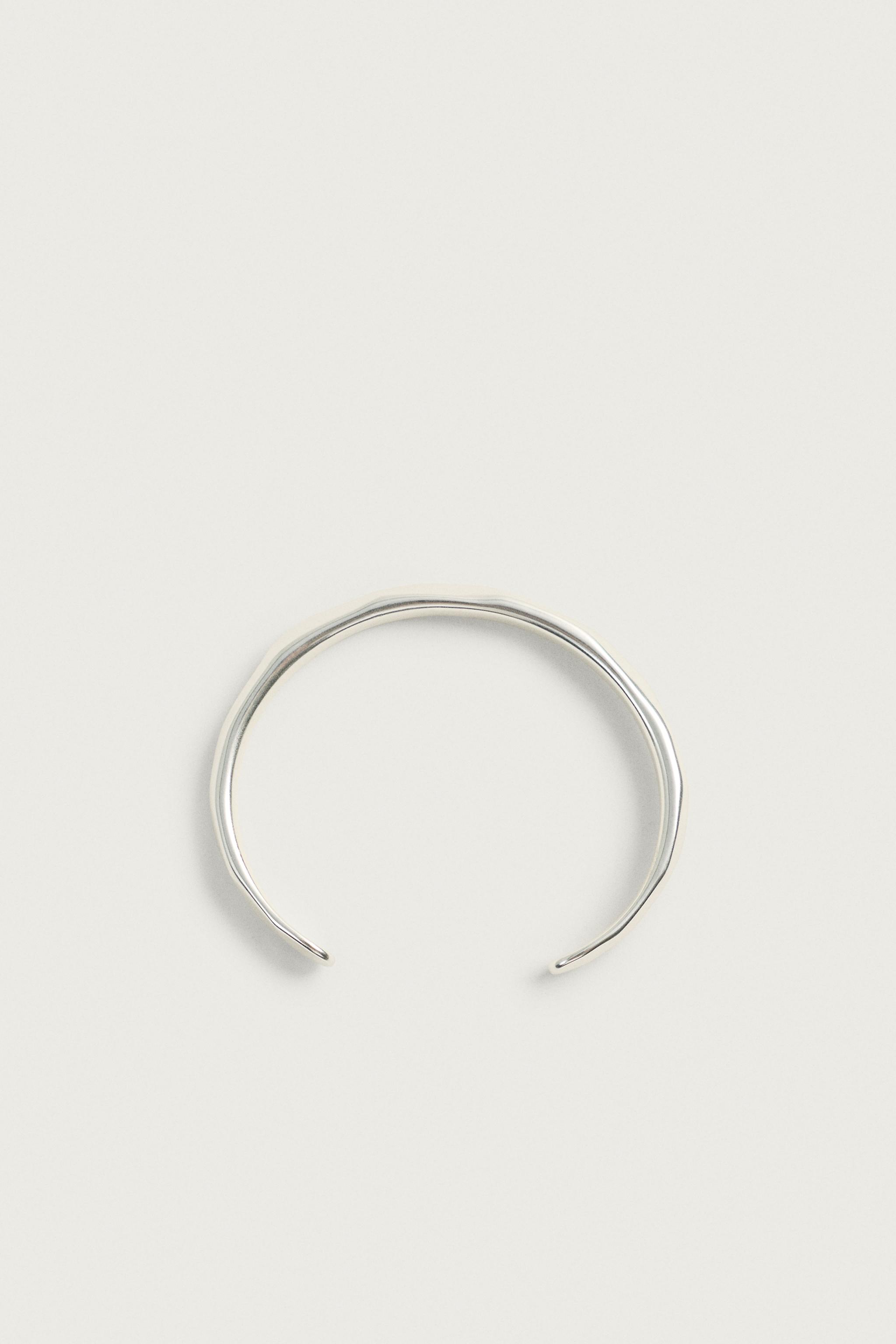 MATTE RIGID BRACELET — Silver