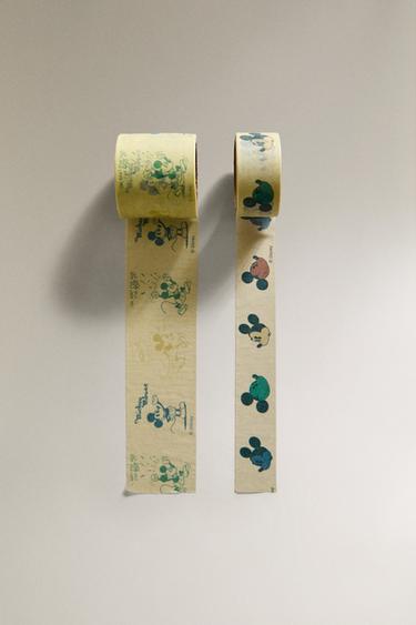 ΣΕΤ ΠΑΙΔΙΚΗ ΑΥΤΟΚΟΛΛΗΤΗ ΤΑΙΝΙΑ MICKEY & MINNIE ©DISNEY (ΣΕΤ ΤΩΝ 2) - Πολύχρωμο του Zara