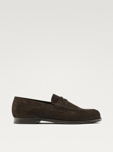 Zara Split leather loafers - Brown