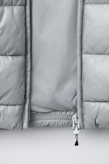 GILET ULTRALÉGER INSCRIPTION - Gris de Zara - Image 6