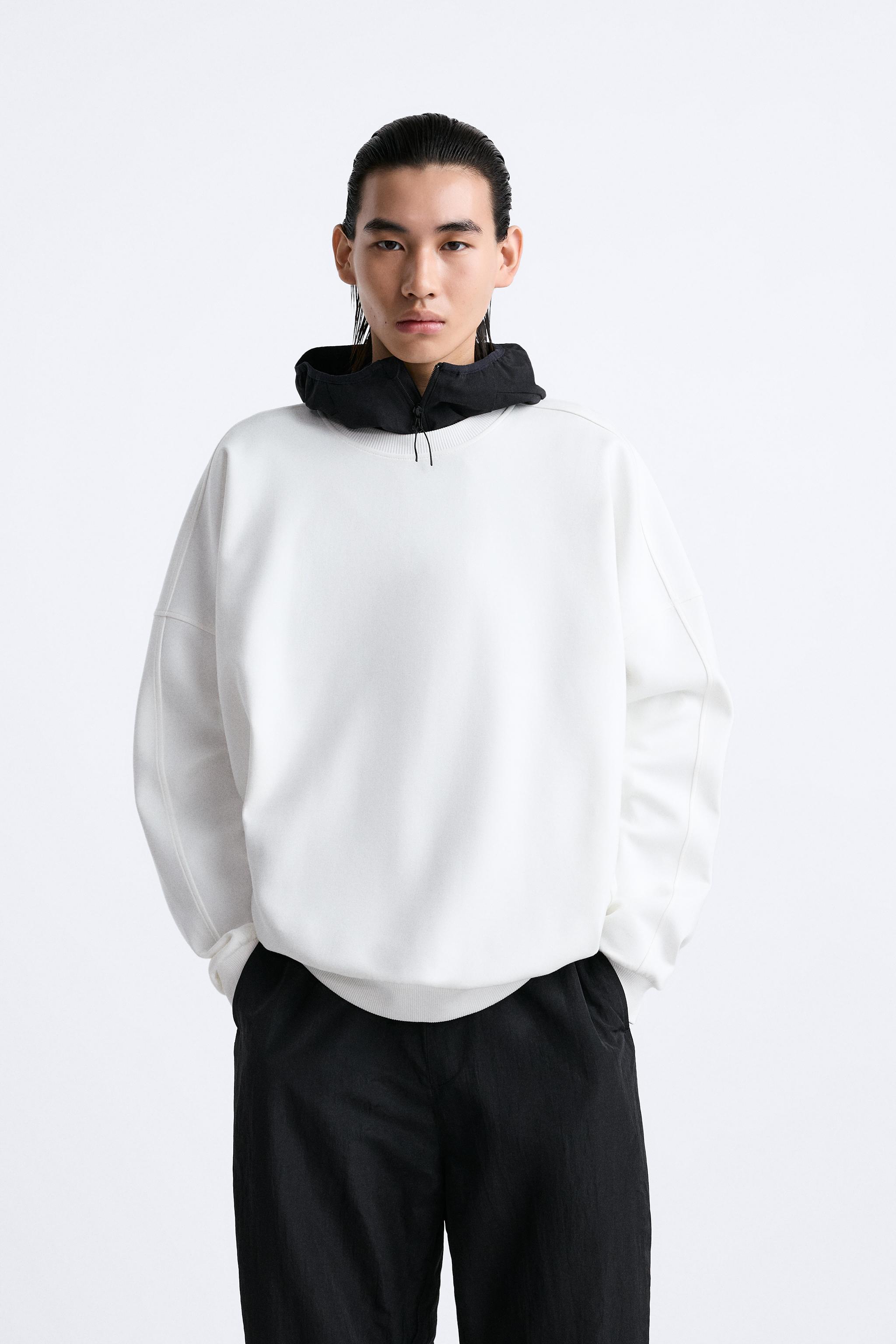 SOFT オーバーサイズ スウェットシャツ - オフホワイト | ZARA Japan 