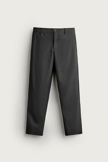 COMFORT SLIM FIT PANTS — Anthracite Gray 1