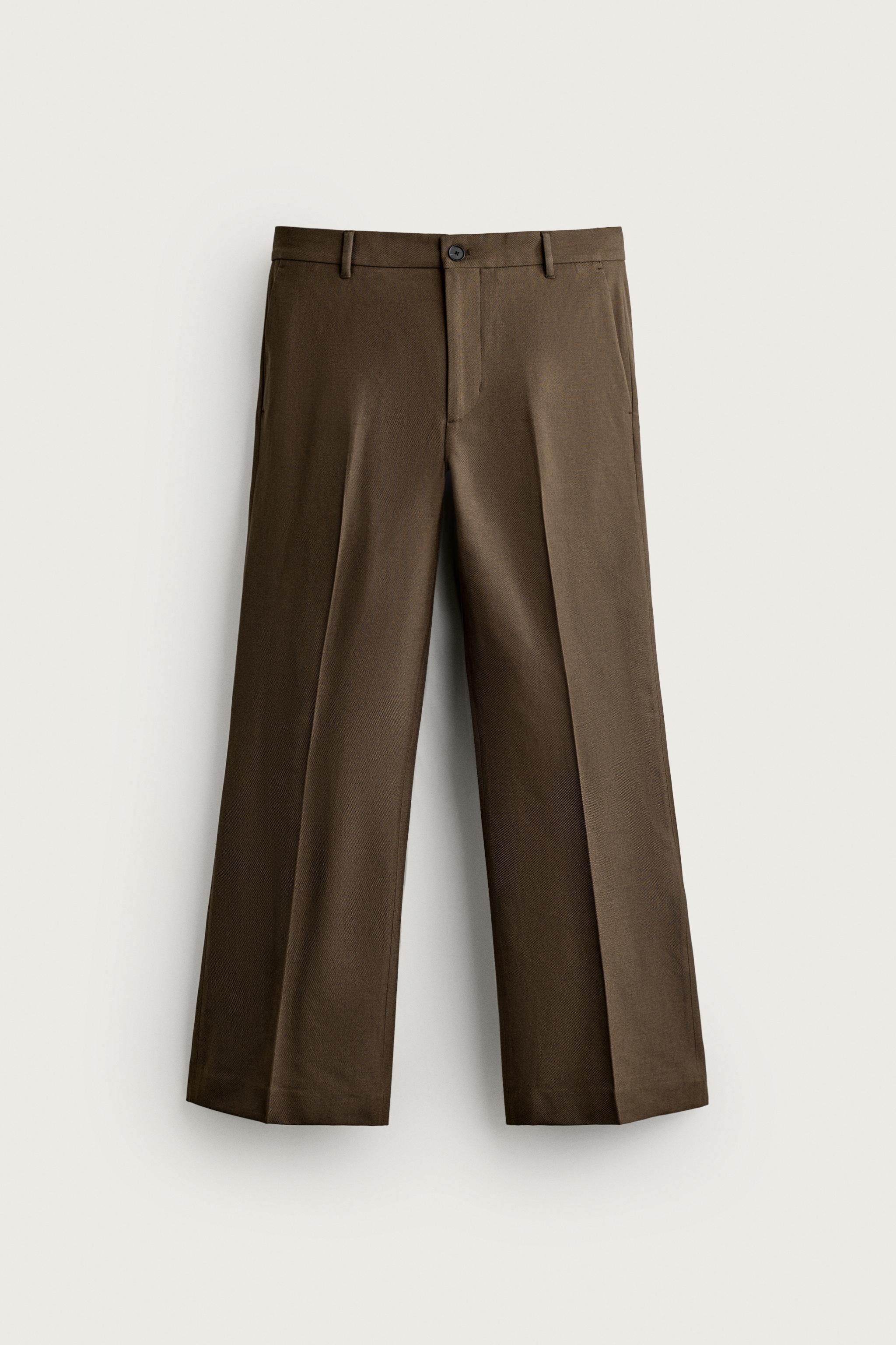 FLARE FIT SUIT PANTS