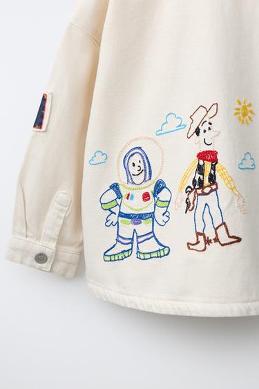 TOY STORY © DISNEY PIXAR EMBROIDERED TWILL OVERSHIRT - Ecru by Zara - Image 3