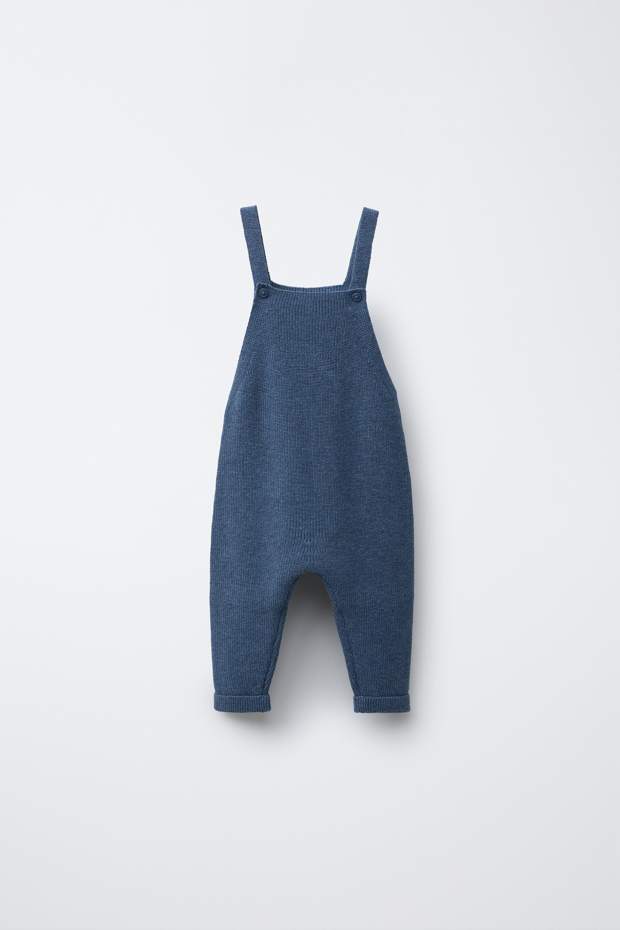 ニットオーバーオール - ブルー | ZARA Japan / 日本