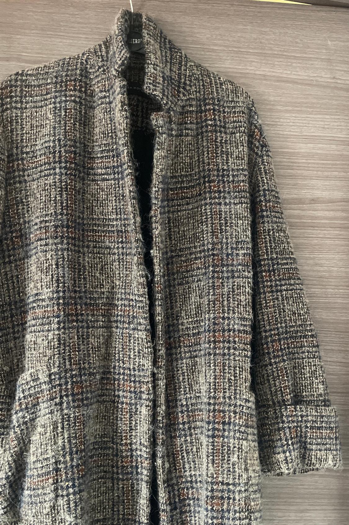 CHECK COAT WITH BELT - Image 3