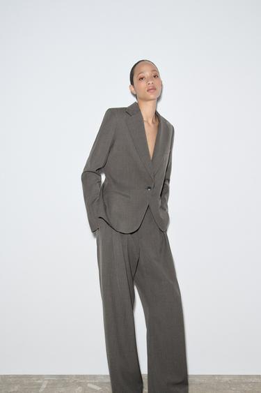 LIMITED EDITION WOOL BLEND BLAZER - Grey by Zara