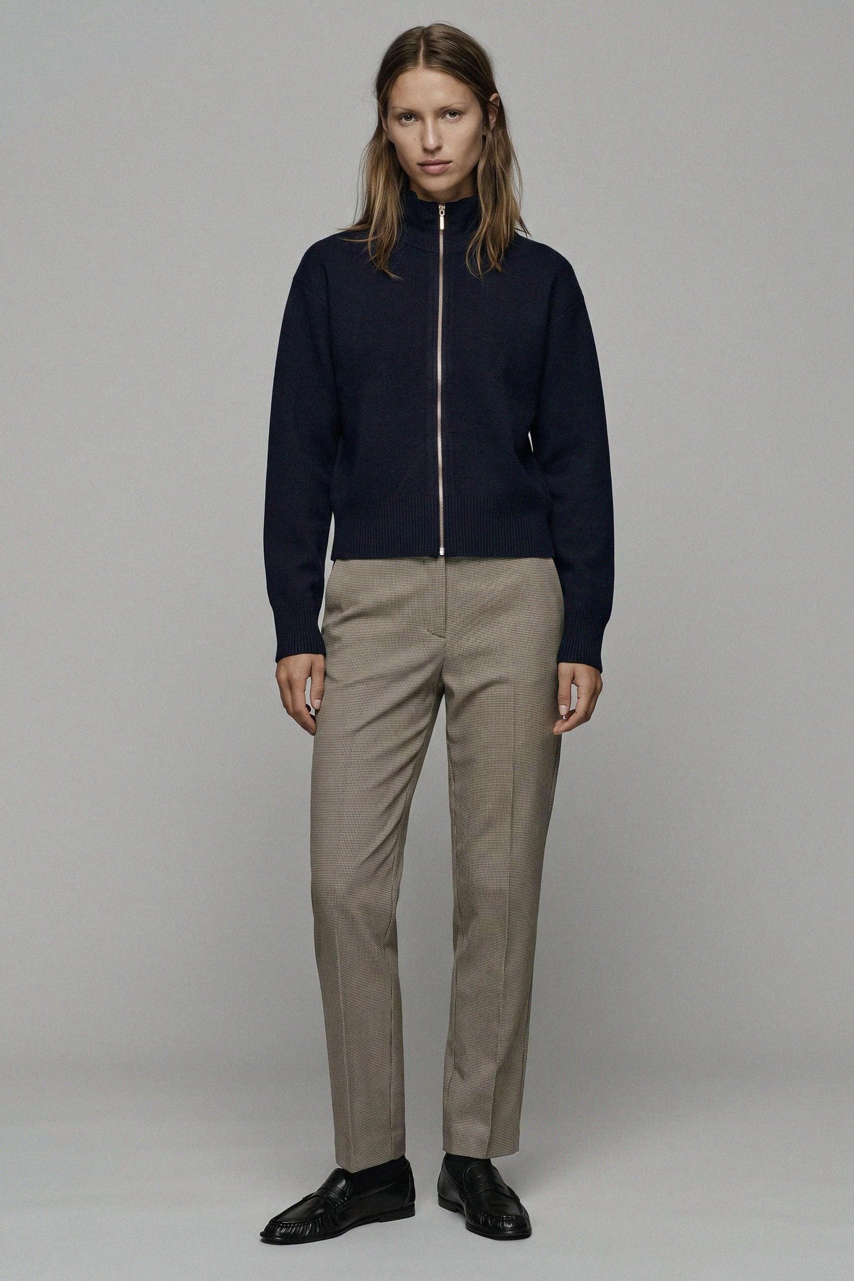 Zara ORTA BEL CROP FIT PANTOLON