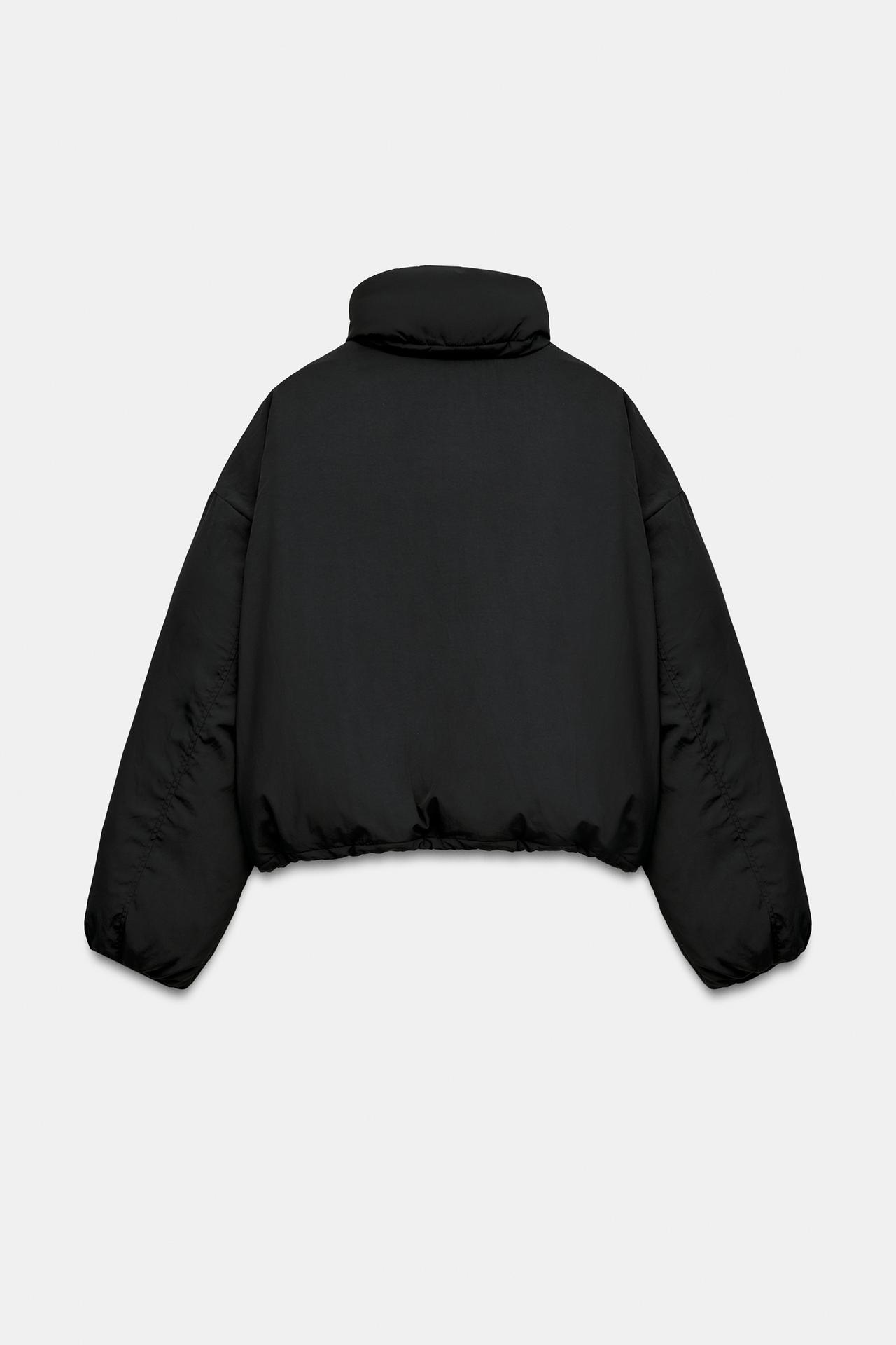 WATER-REPELLENT POCKET ANORAK — Black