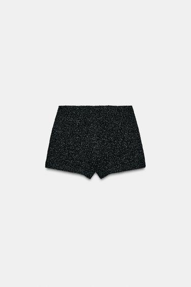 JUPE-PANTALON STRUCTURÉE - Noir de Zara - Image 8