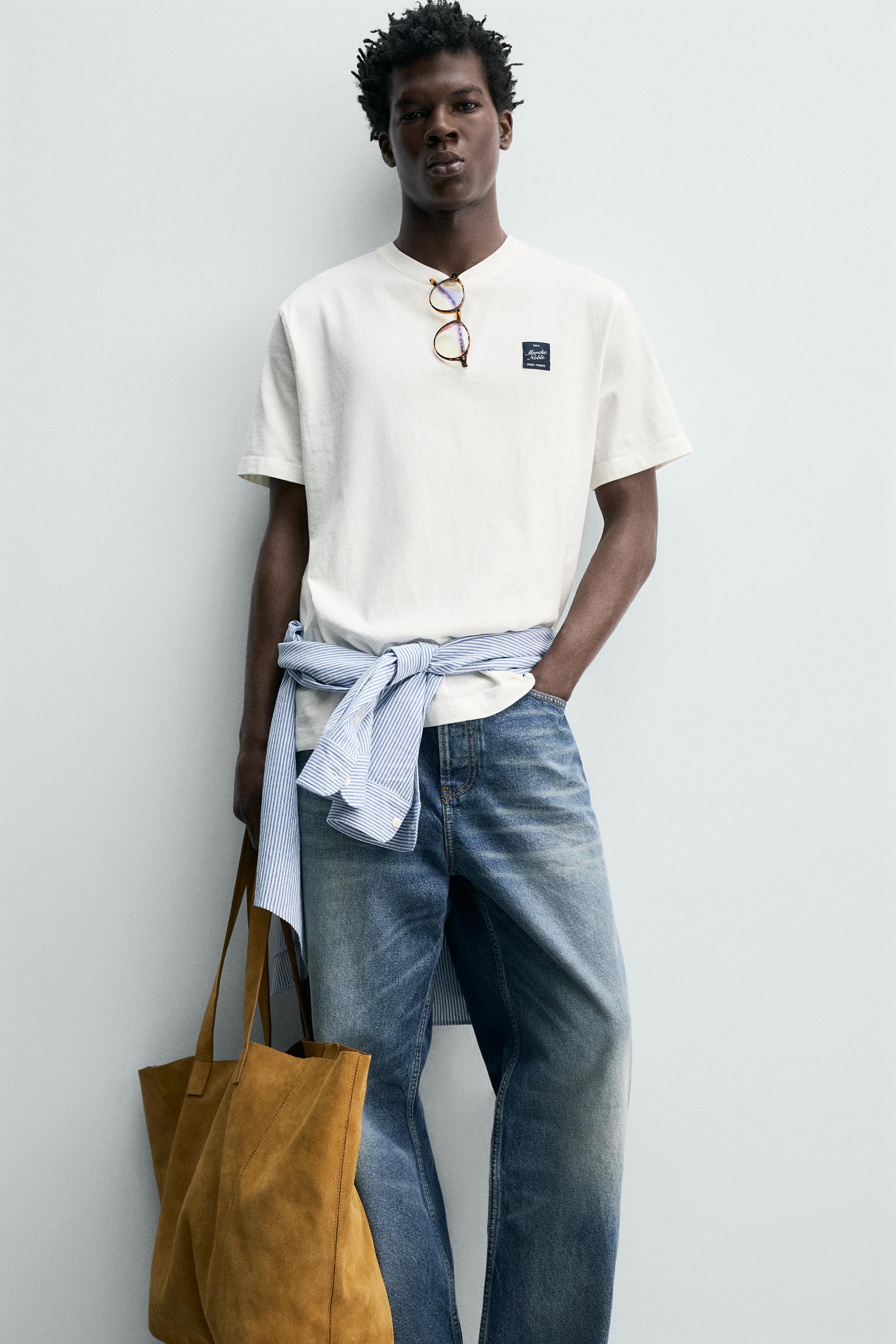T-SHIRT IMPRIMÉ CONTRASTE