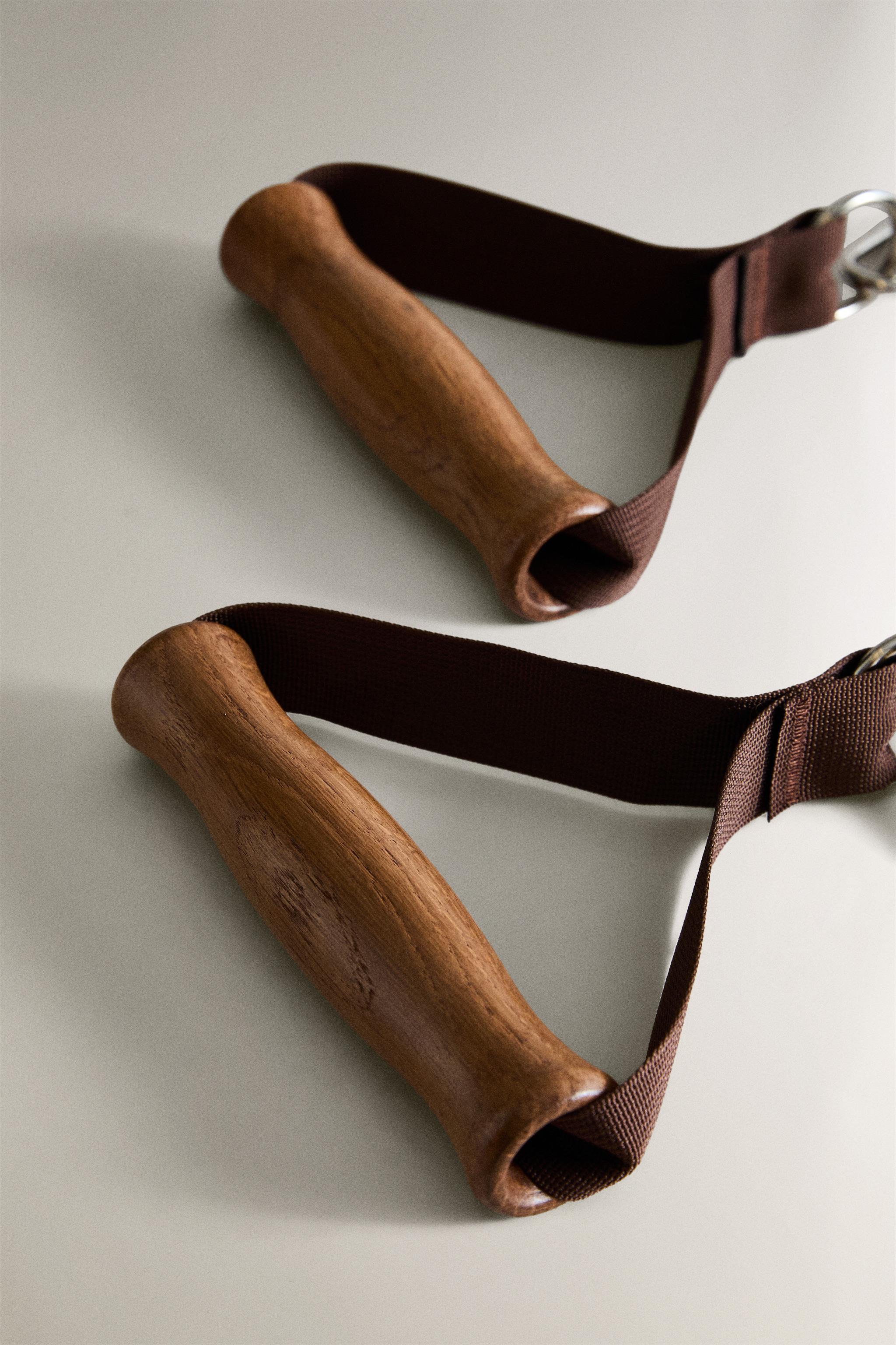WOODEN SUSPENSION STRAP — Ecru
