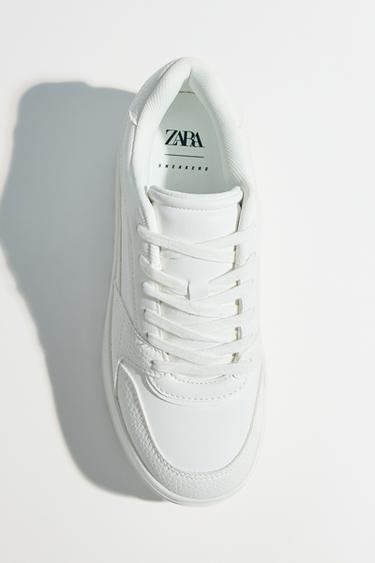 PLATFORM TRAINERS - White by Zara