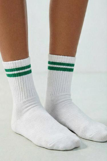 3-PACK OF MID-CALF SPORTS SOCKS - White by Zara