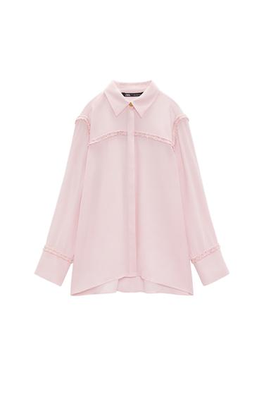 CROPPED PRINTED SHIRT