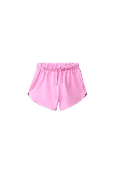 PLAIN HEAVY JERSEY BERMUDA SHORTS - Pink by Zara