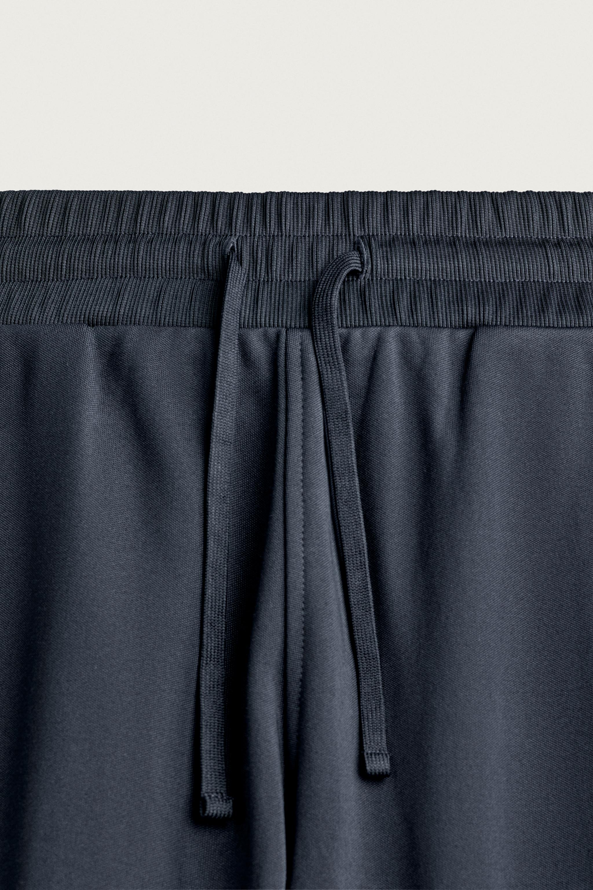 Zara Retro Kontrast Şeritli Eşofman Pantolonu görsel 8