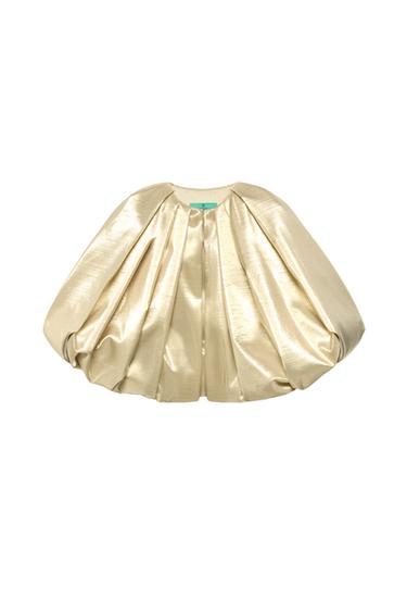 MARISA BERENSON X ZARA VOLUMINOUS JACKET - Golden by Zara