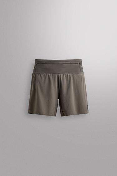 TECHNICAL TRAIL RUNNING SHORTS - Anthracite grey by Zara