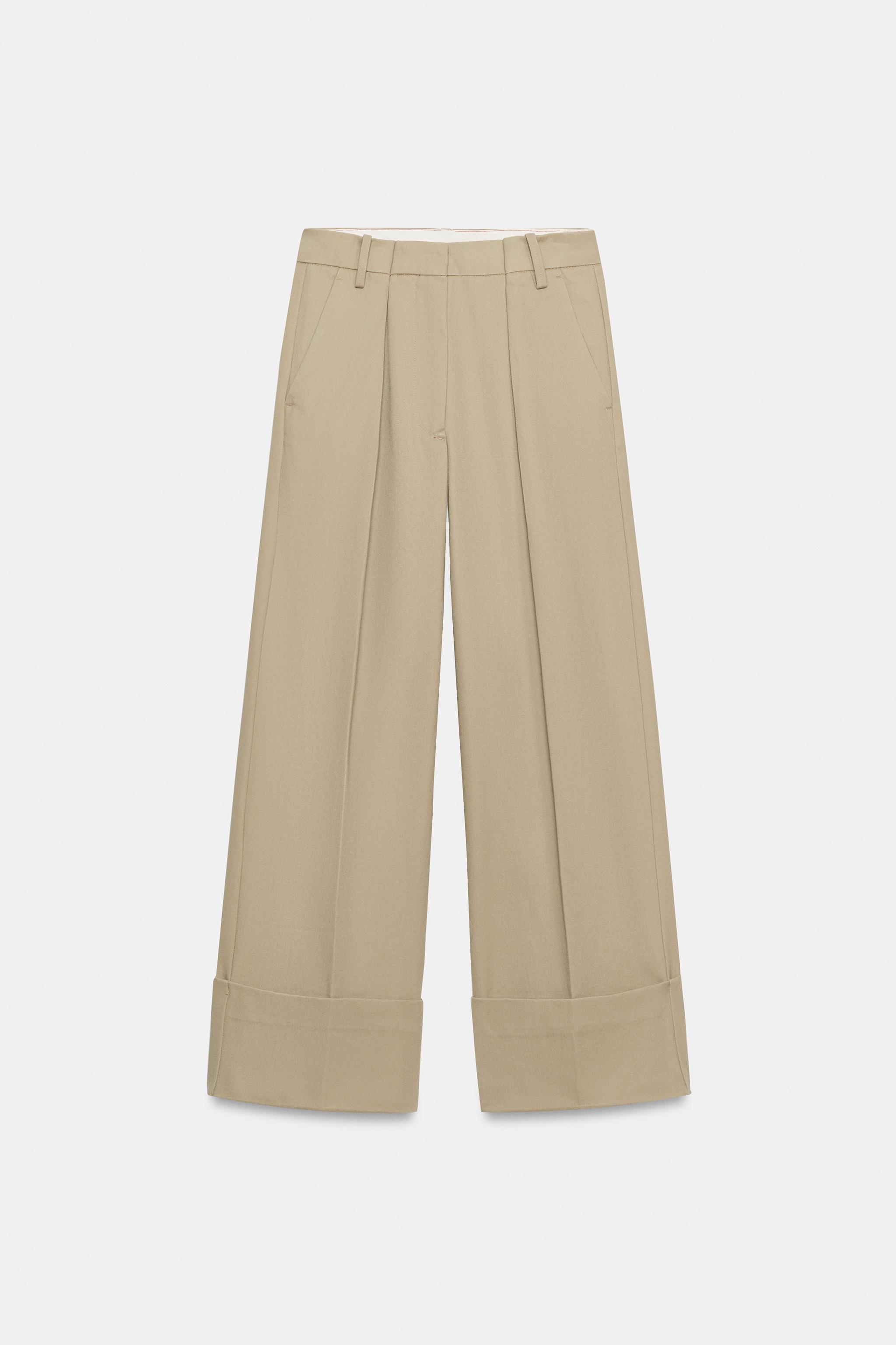 Zara ZW COLLECTION CHINO PANTOLON görsel 4