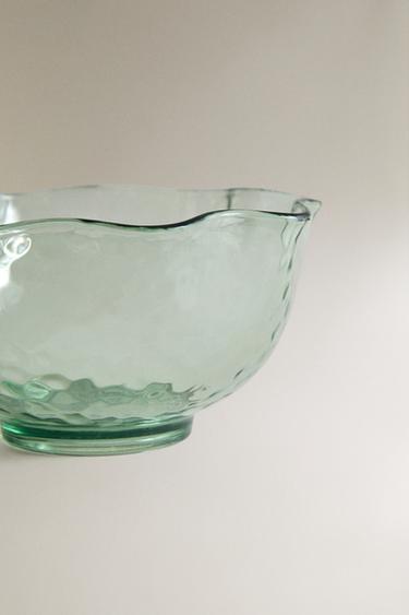 HAMMERED ACRYLIC BOWL - Green by Zara - Image 3